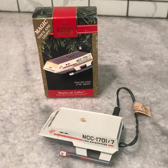 Hallmark Other - Vintage Hallmark Shuttlecraft Galileo Ornament Magic Keepsake Christmas 1992